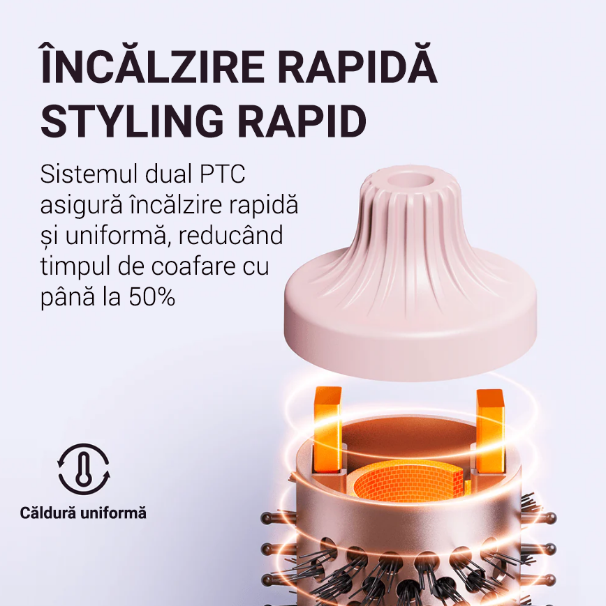 Perie termică Wavytalk Blowout Boost Aura Beauty