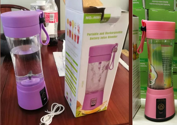 Portable Blender With USB Rechargeable Mini Kitchen Fruit Juice Mixer - Cart2u.ro