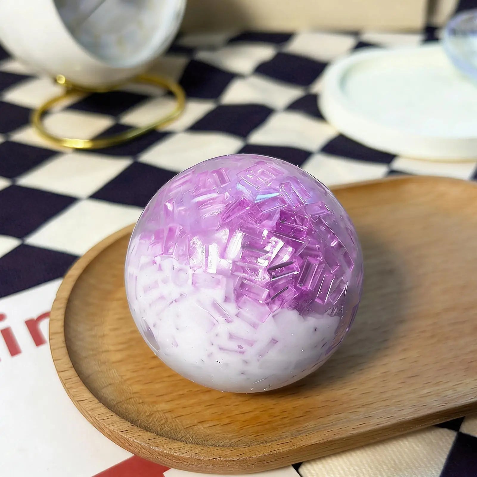 Squishyed Slow Rising Broken Ice Handmade Ball Stress Relief Sensory Fidget Toy For Anxiety ADHD Autism