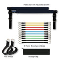Fitness Yoga Pilates Bar Portable Gym Accessories Sport Elastic - Cart2u.ro