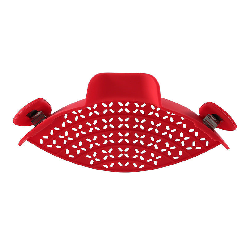 Kitchen Gadgets Silicone Pot Side Drain Stopper - Cart2u.ro