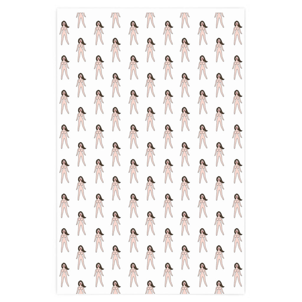 Blow Up Doll Wrapping Paper