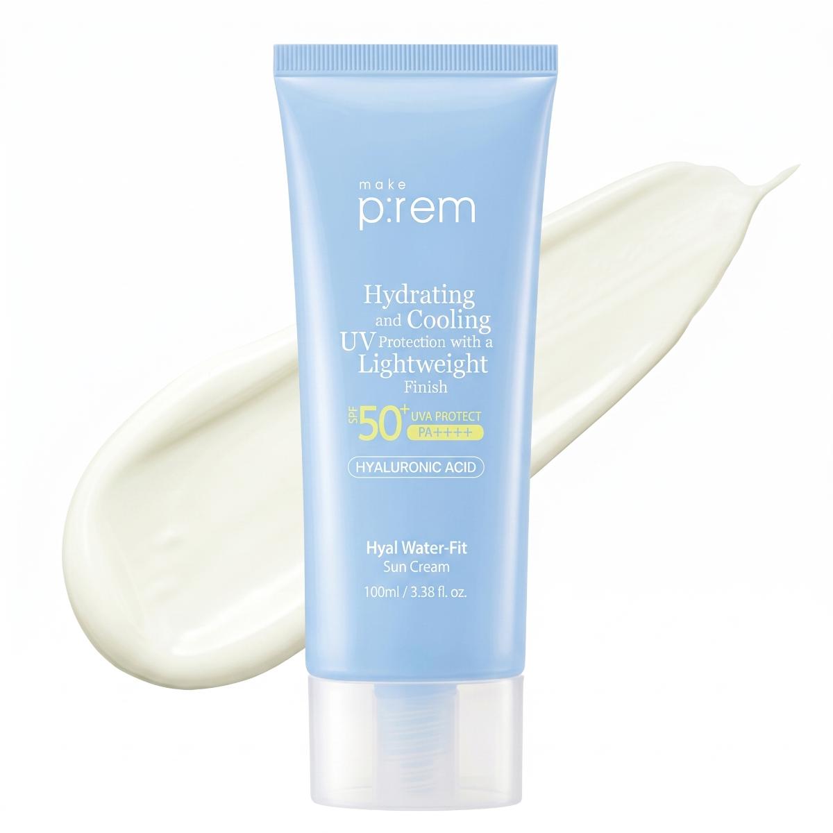 make p:rem Hyal Water Fit Sun Cream 100ml