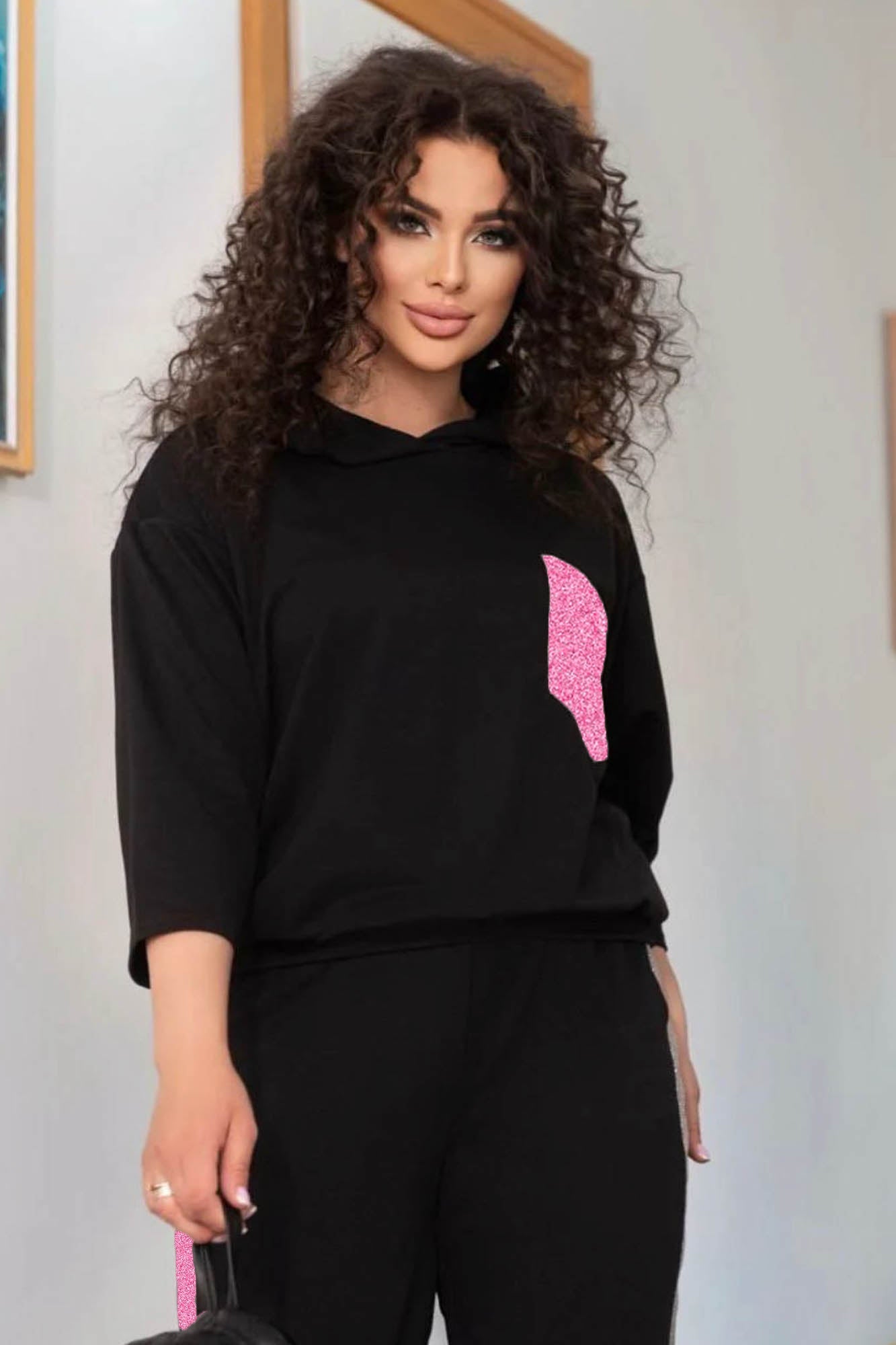 Trening dama marimi mari Glitter 8025-23 BIGsize