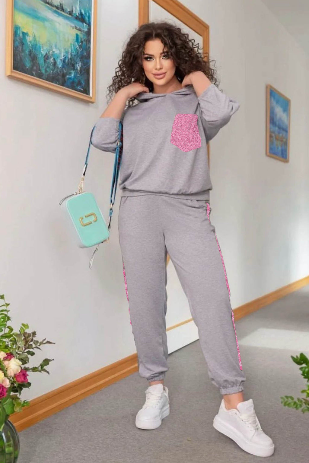 Trening dama marimi mari Glitter 8025-23 BIGsize
