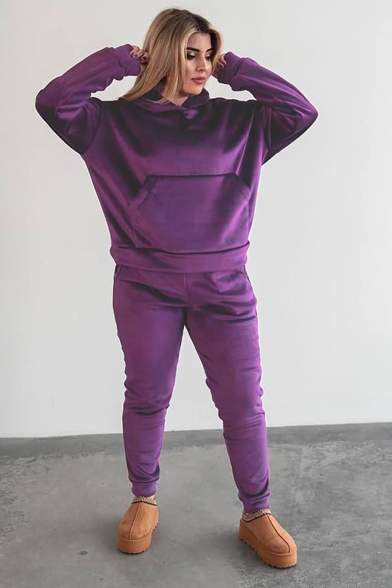 Trening dama marimi mari catifea 8072 BIGsize