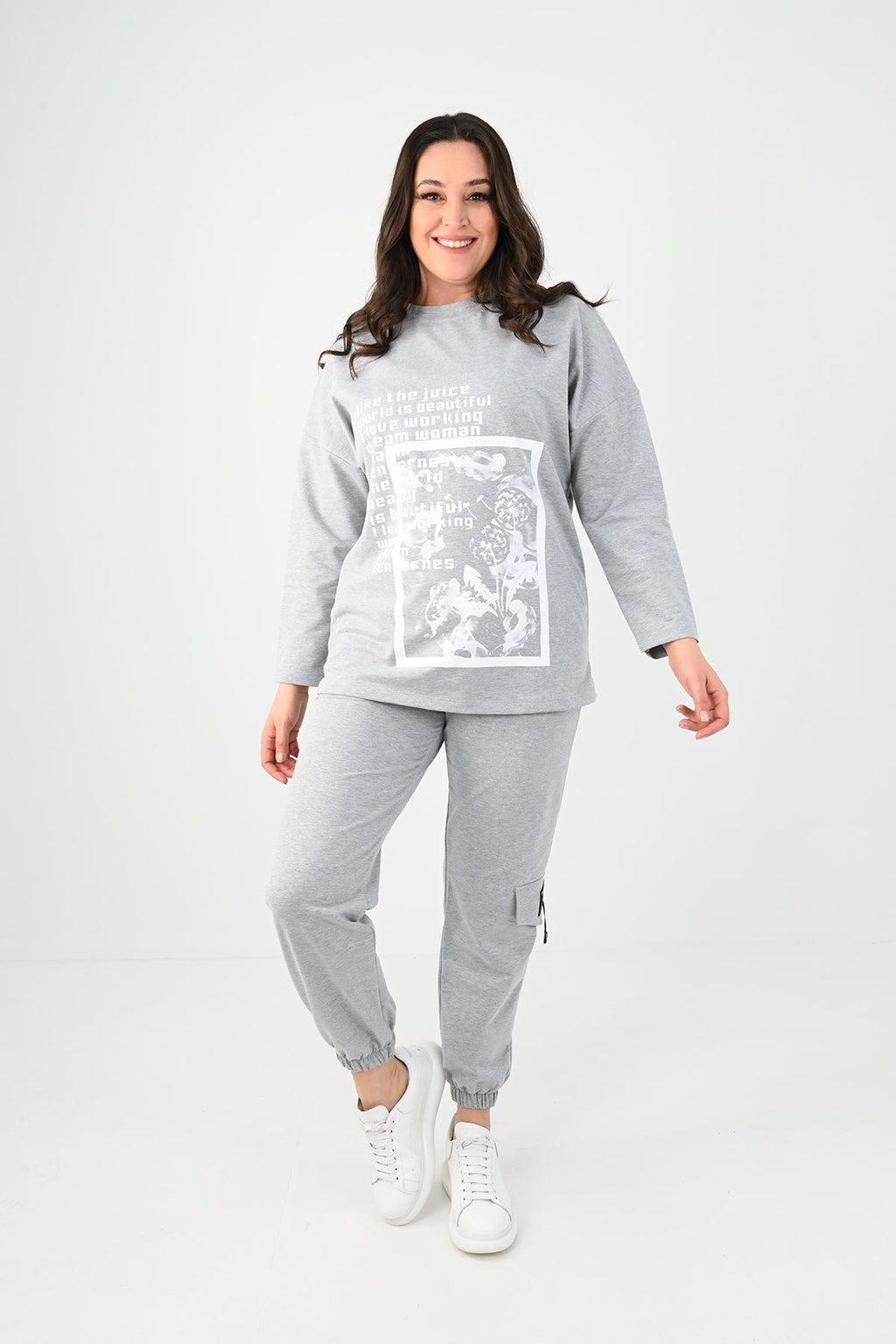 Trening dama marimi mari bumbac 8075 BIGsize