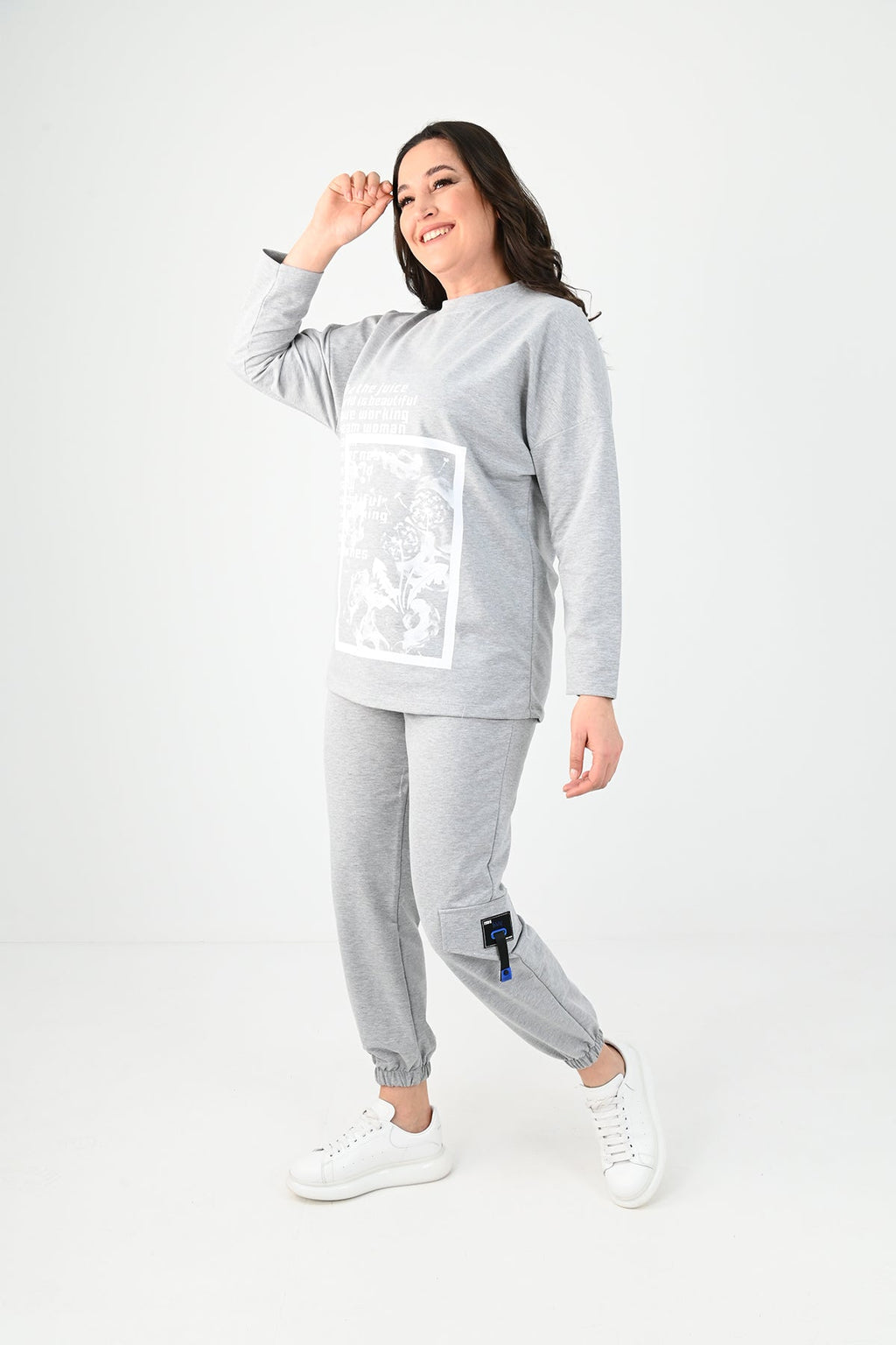 Trening dama marimi mari bumbac 8075 BIGsize