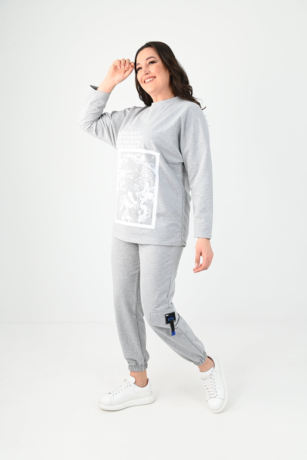Trening dama marimi mari bumbac 8075 BIGsize