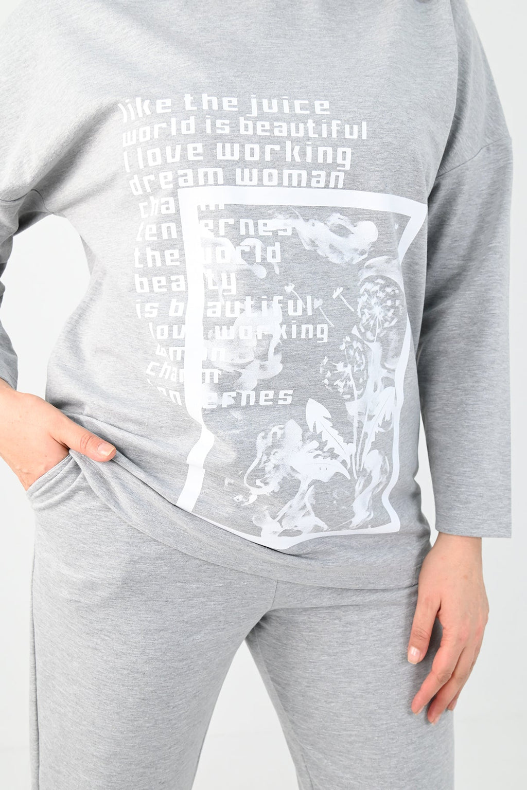 Trening dama marimi mari bumbac 8075 BIGsize