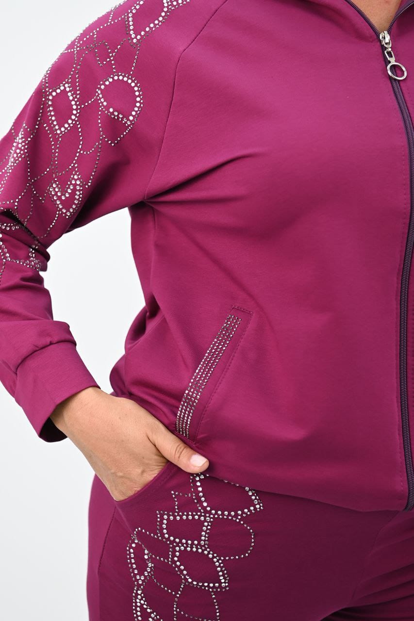 Trening dama marimi mari cu strasuri 8129 BIGsize