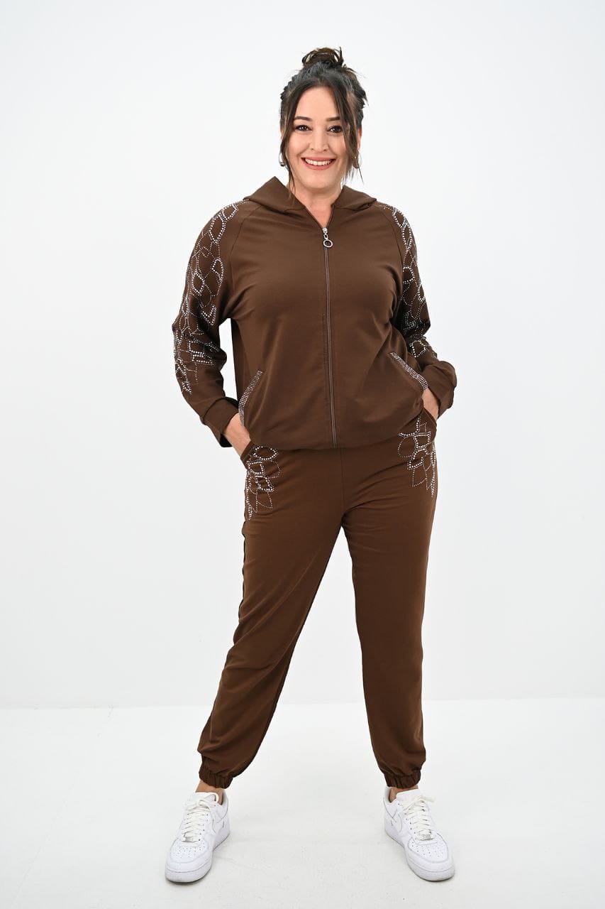Trening dama marimi mari cu strasuri 8129 BIGsize