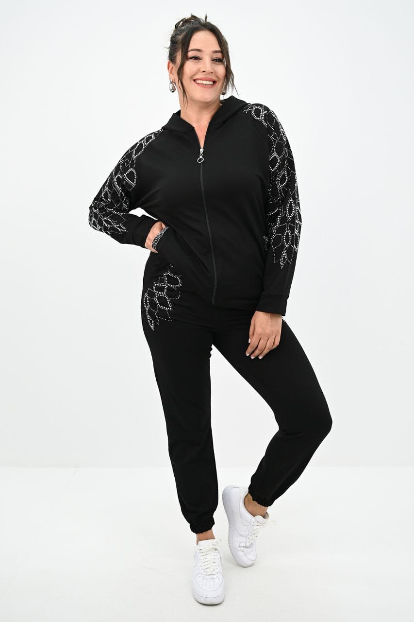 Trening dama marimi mari cu strasuri 8129 BIGsize