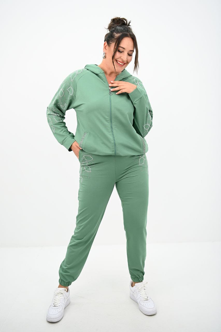 Trening dama marimi mari cu strasuri 8129 BIGsize