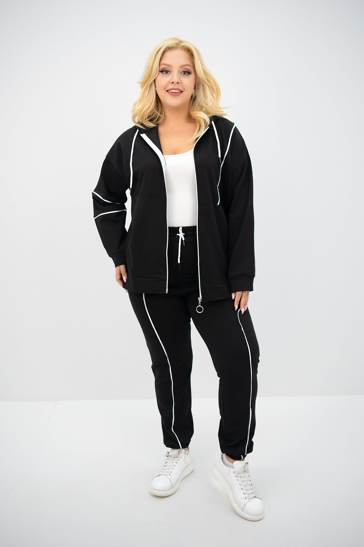 Trening dama marimi mari cu fermoare laterale 8130 BIGsize