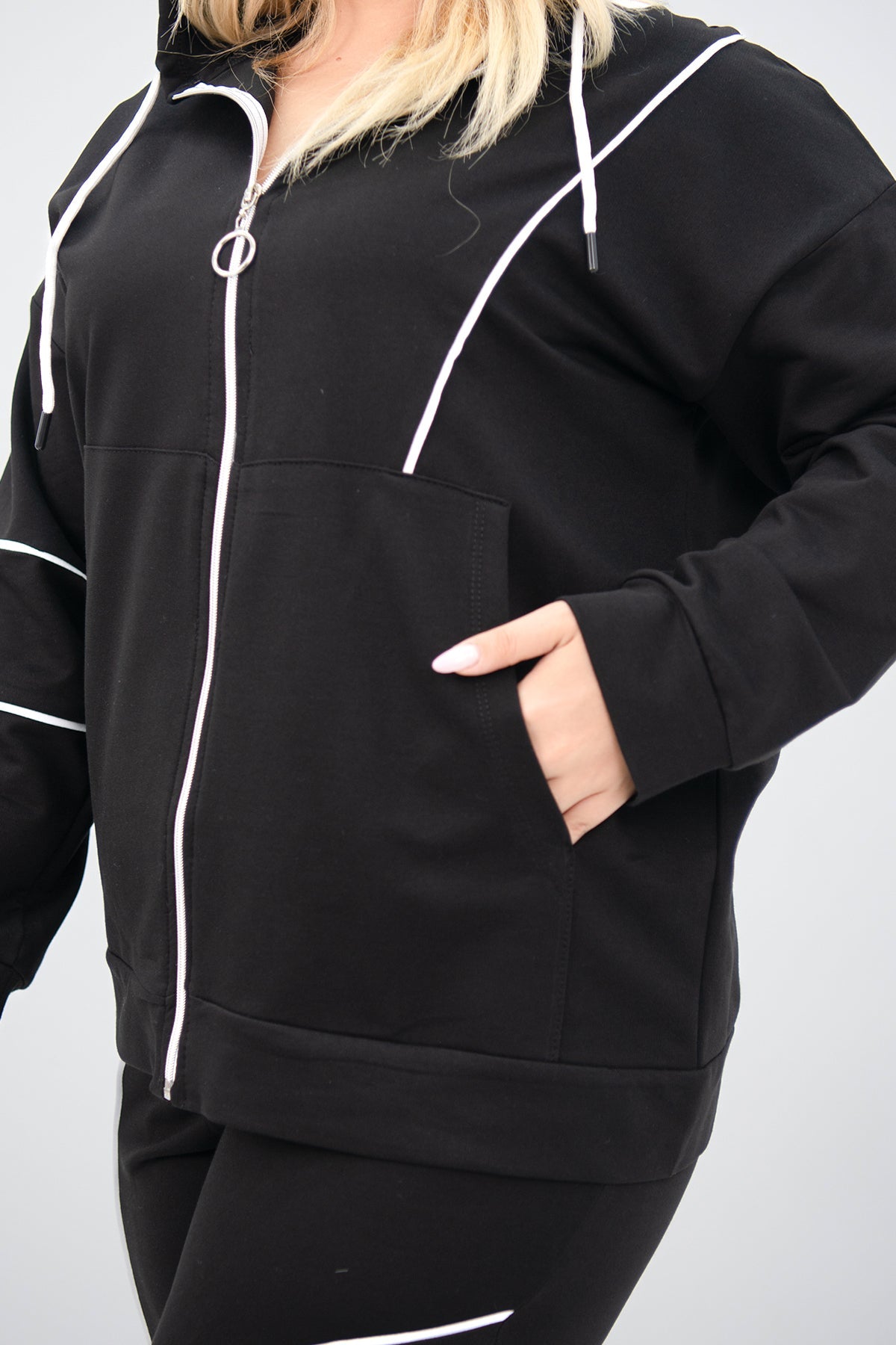 Trening dama marimi mari cu fermoare laterale 8130 BIGsize