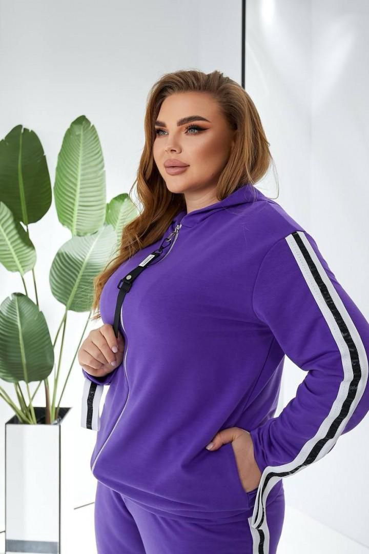 Trening dama marimi mari cu fermoar 8136 BIGsize