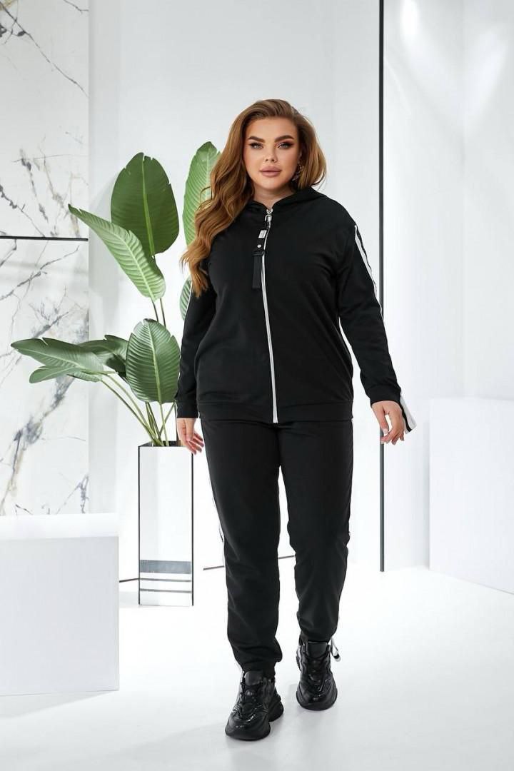 Trening dama marimi mari cu fermoar 8136 BIGsize