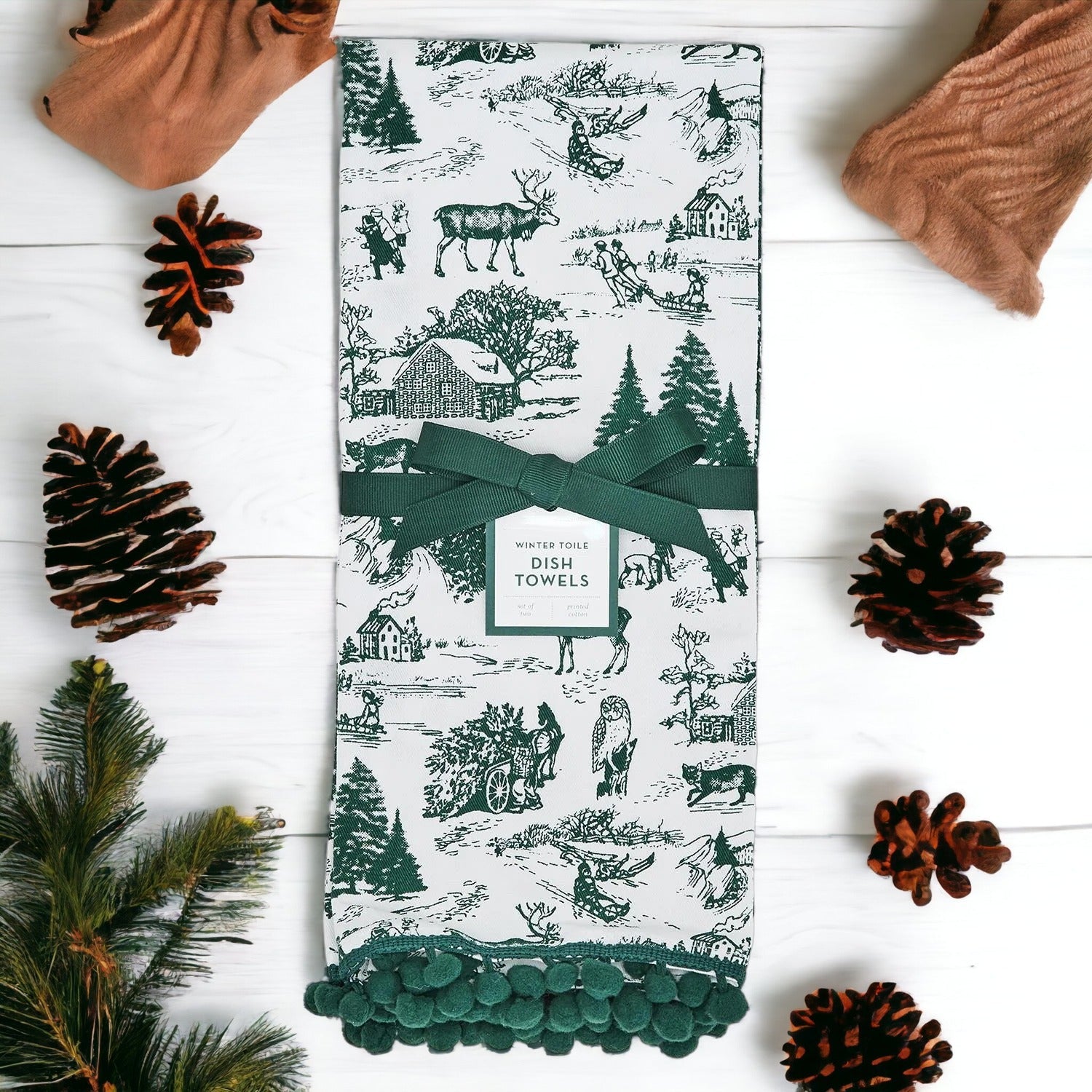 Forest Green Towels - Cart2u.ro