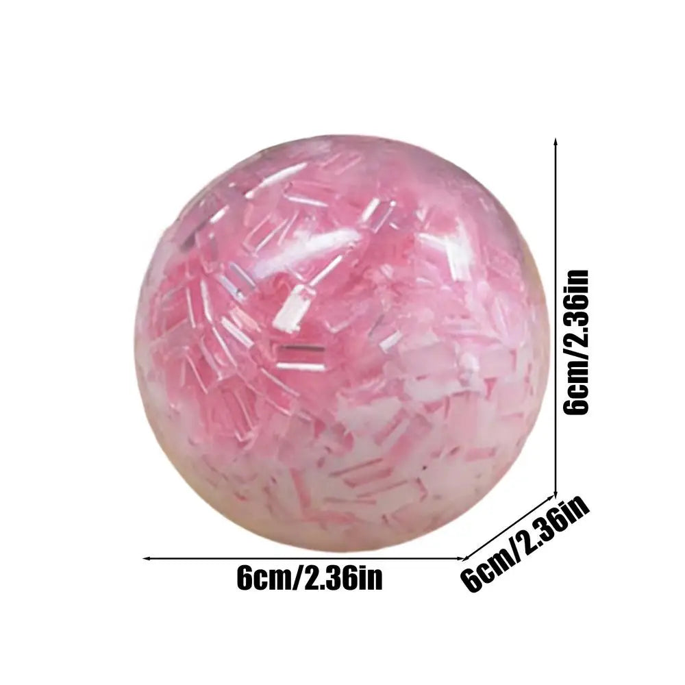 Squishyed Slow Rising Broken Ice Handmade Ball Stress Relief Sensory Fidget Toy For Anxiety ADHD Autism