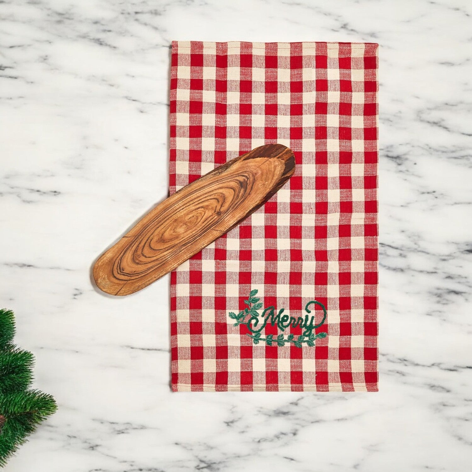 Holiday Charcuterie & Tartan Towel Set - Cart2u.ro