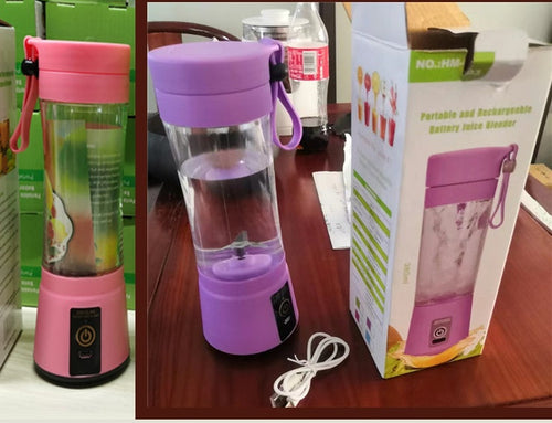 Portable Blender With USB Rechargeable Mini Kitchen Fruit Juice Mixer - Cart2u.ro