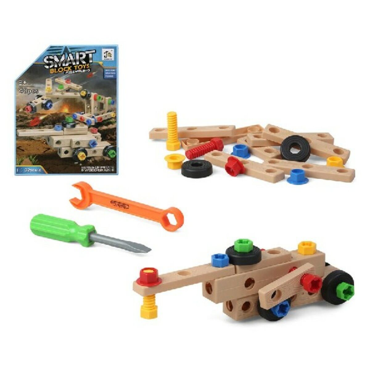 Construction set Smart  Block Toys (22 x 17 cm) - Cart2u.ro