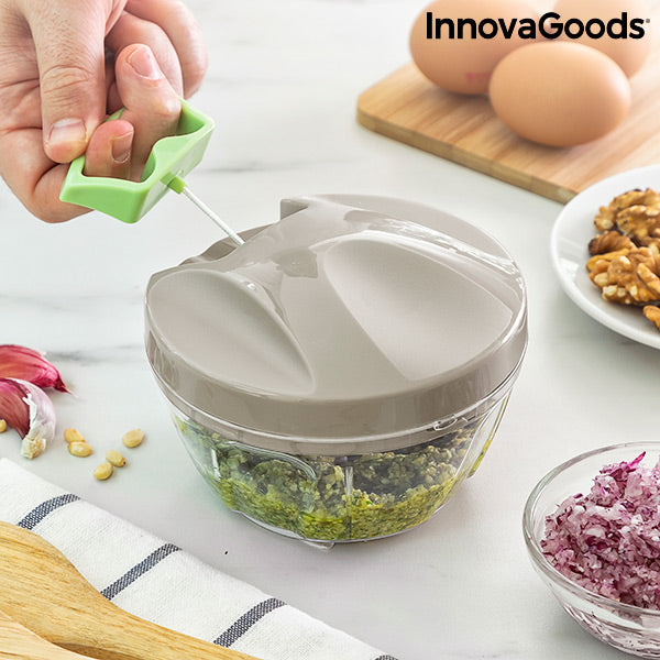 Manual mini chopper with pull cord Spinop InnovaGoods - Cart2u.ro