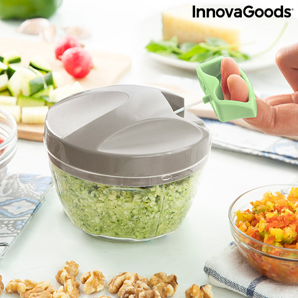 Manual mini chopper with pull cord Spinop InnovaGoods - Cart2u.ro