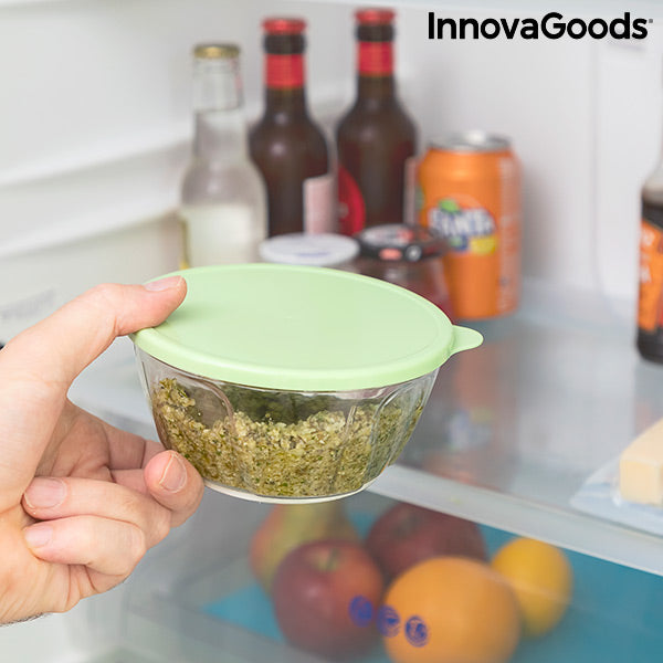 Manual mini chopper with pull cord Spinop InnovaGoods - Cart2u.ro