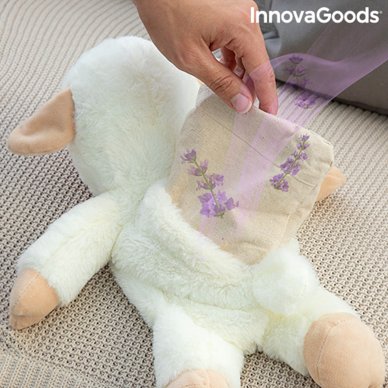 Sheep Soft Toy with Warming and Cooling Effect Wooly InnovaGoods - Cart2u.ro