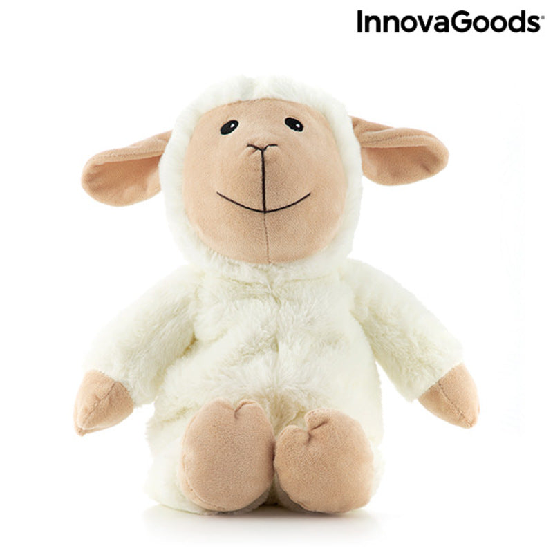 Sheep Soft Toy with Warming and Cooling Effect Wooly InnovaGoods - Cart2u.ro
