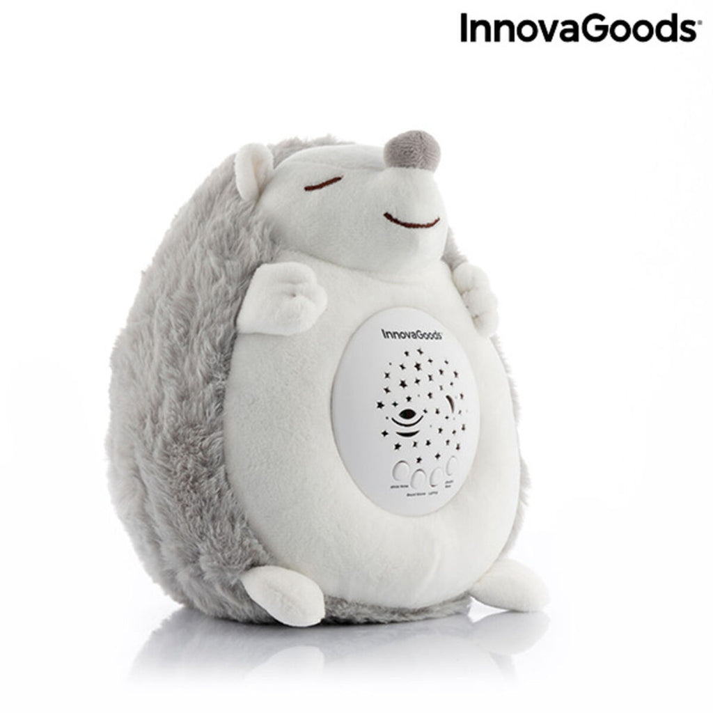 Hedgehog Soft Toy with White Noise and Nightlight Projector Spikey - Cart2u.ro