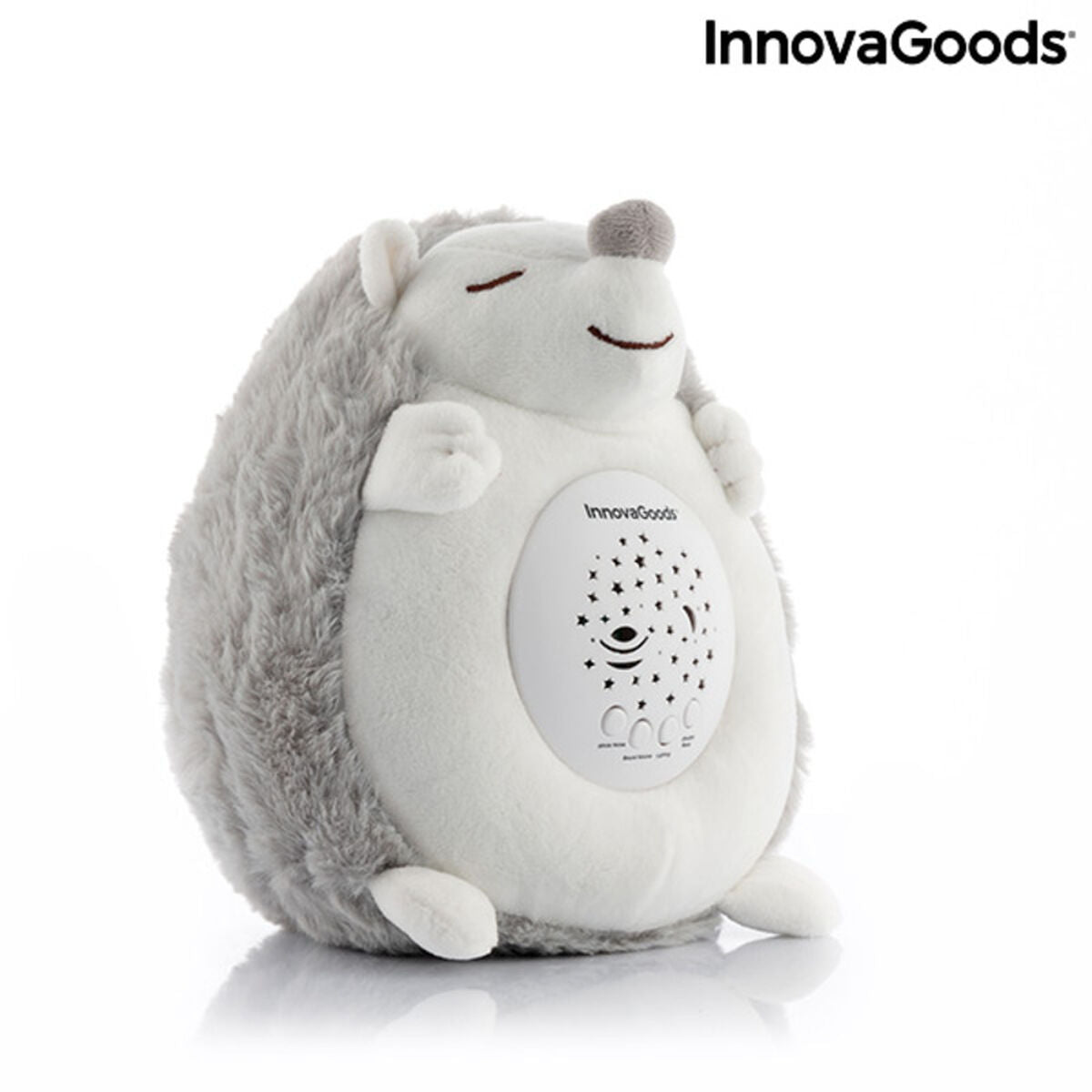 Hedgehog Soft Toy with White Noise and Nightlight Projector Spikey - Cart2u.ro