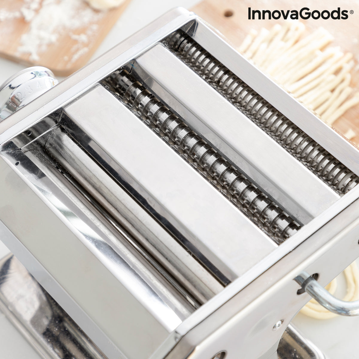 Machine for making Fresh Pasta with Recipes Frashta InnovaGoods - Cart2u.ro
