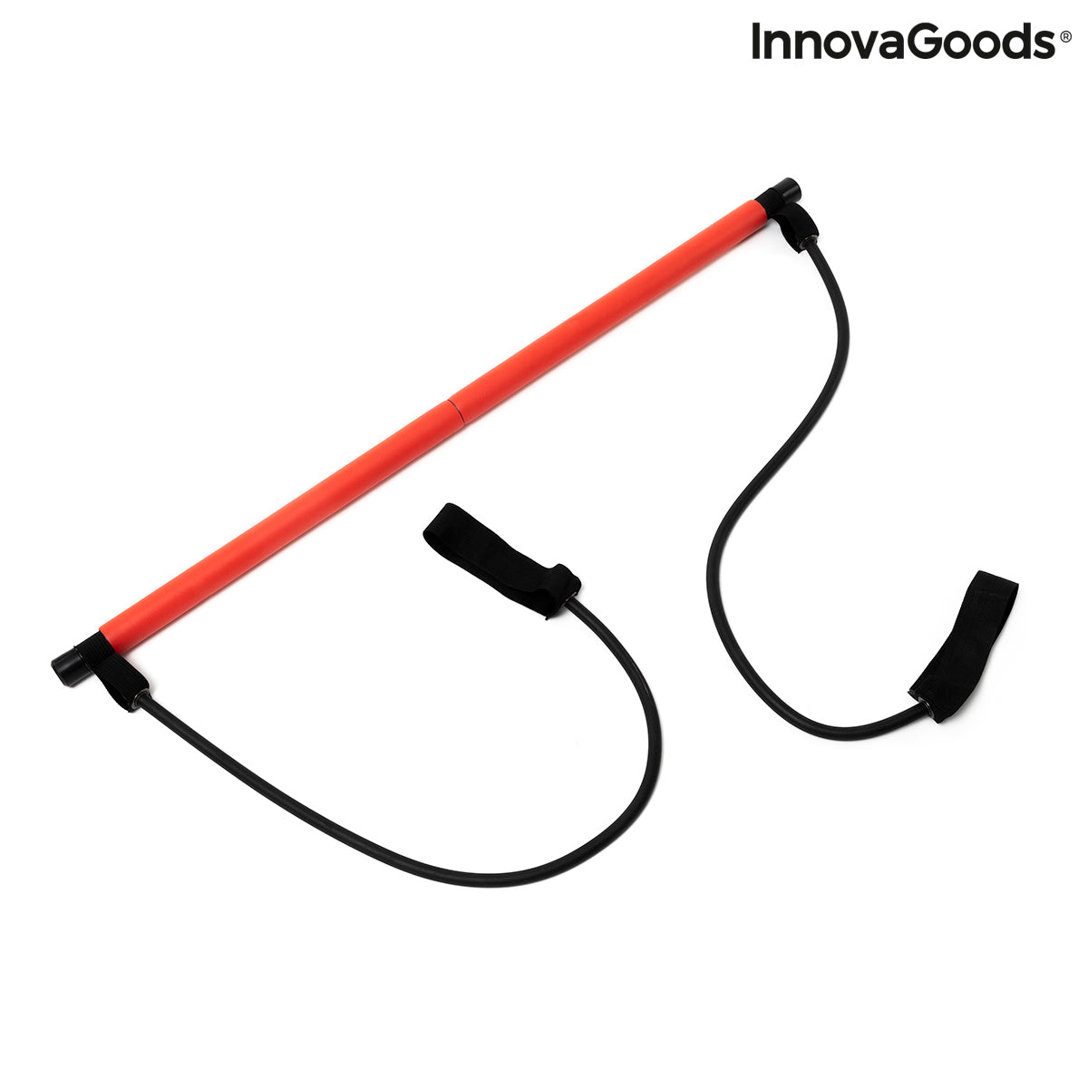 Fitness Bar with Resistance Bands and Exercise Guide Resibar - Cart2u.ro