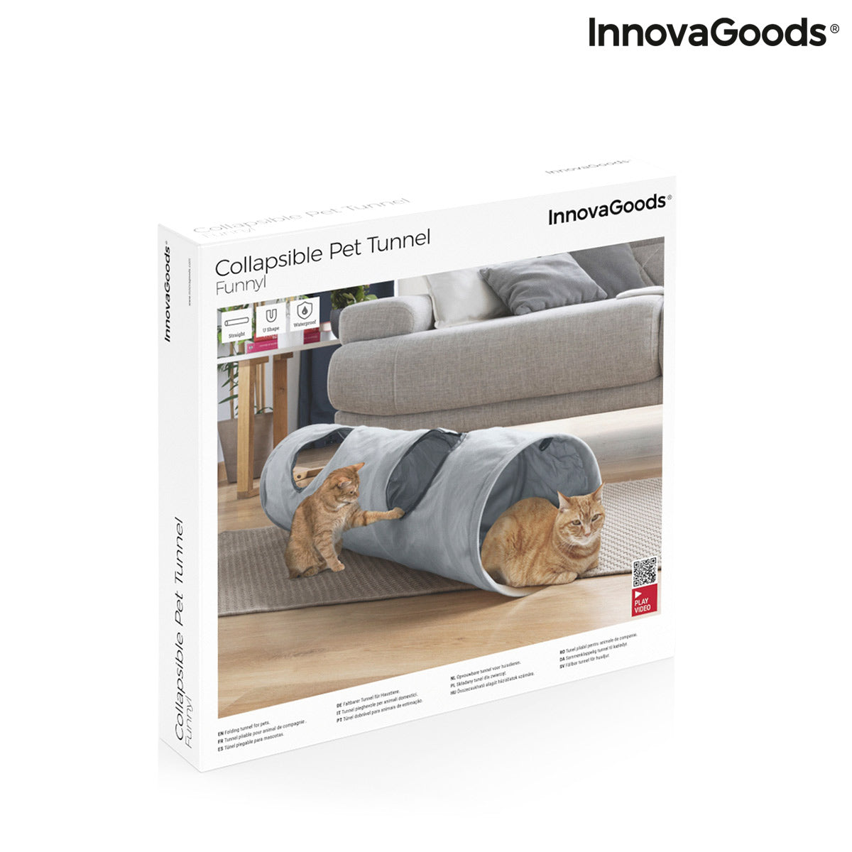 Collapsible Pet Tunnel Funnyl InnovaGoods - Cart2u.ro