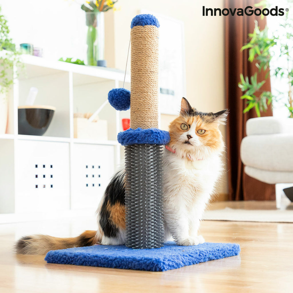 Cat Scratching and Massage Post with Ball Miausage InnovaGoods - Cart2u.ro