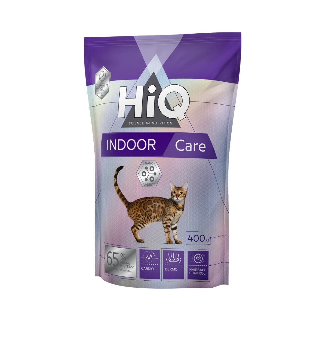Hrana uscata pentru pisici adulte de interior, HiQ Indoor Care, 400g endler