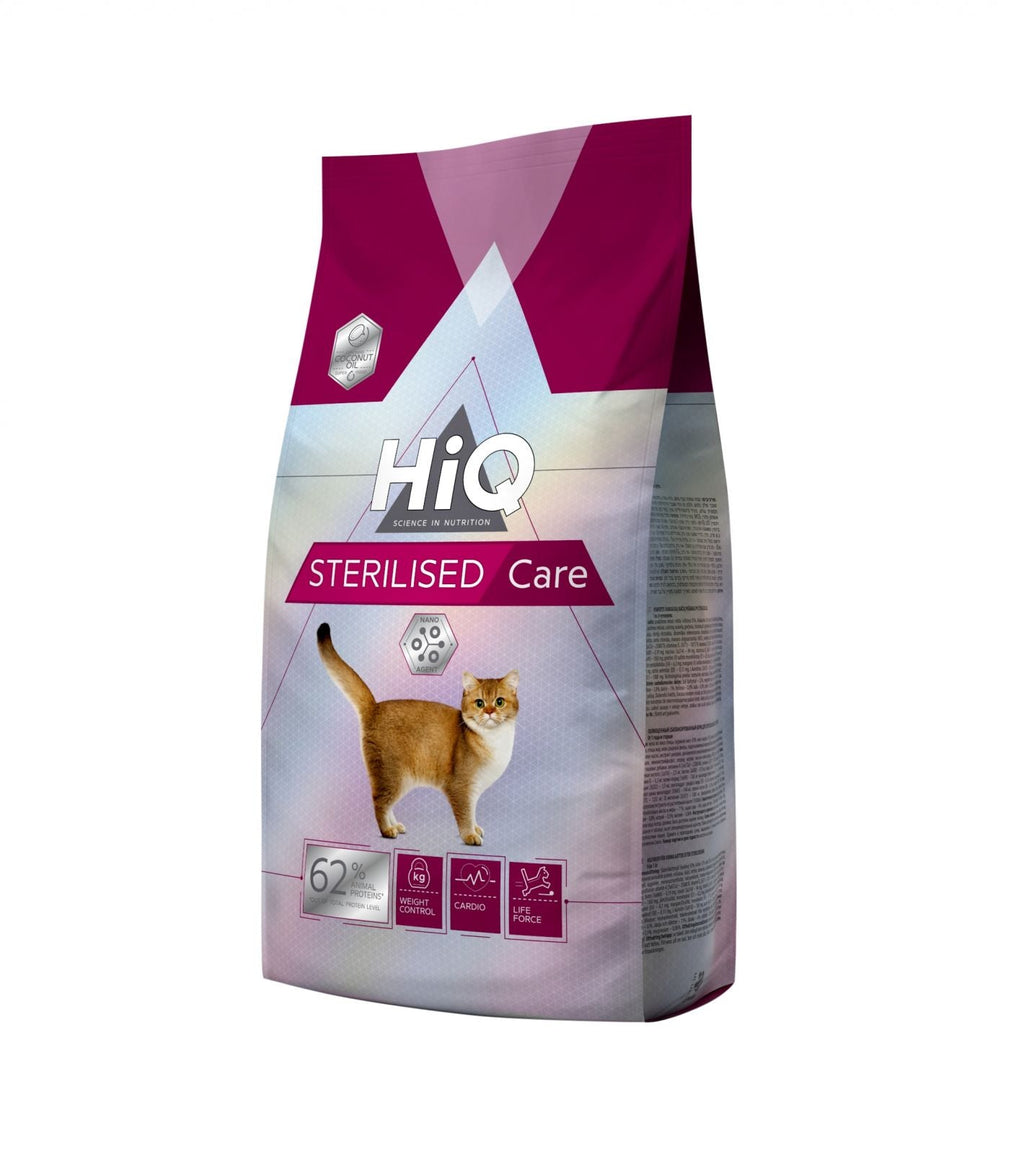 Hrana uscata  pentru pisici adulte sterilizate pe baza de carne de pasare , HiQ Sterilized care, 1.8 kg endler