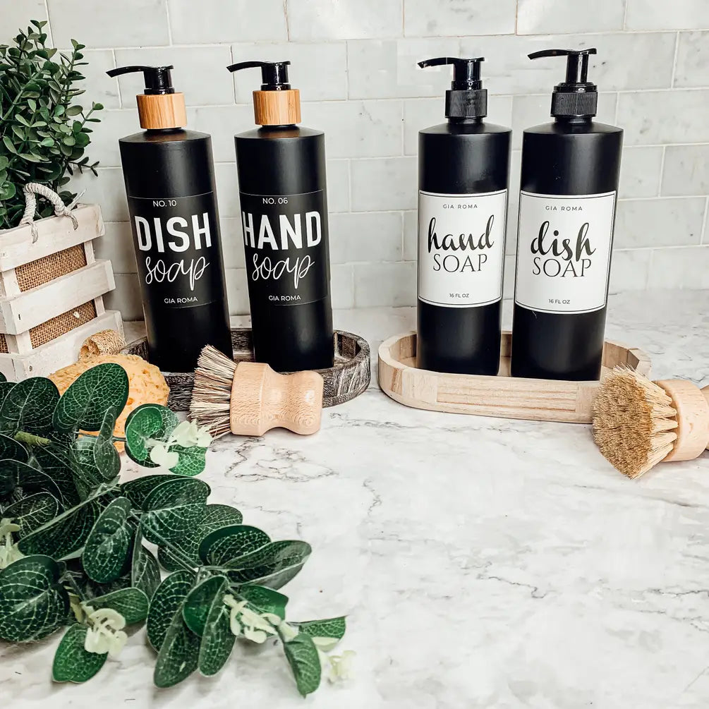 16oz Plastic Black Bottles - Cart2u.ro
