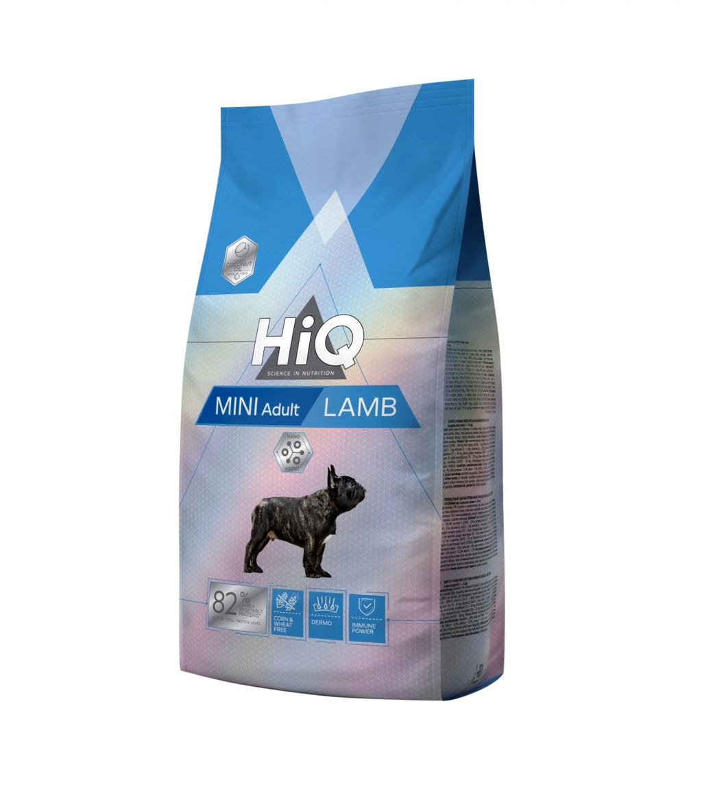 Hrana uscata pentru caini adult de talie mica cu carne de miel, HiQ Mini Adult Lamb, 1.8 kg endler