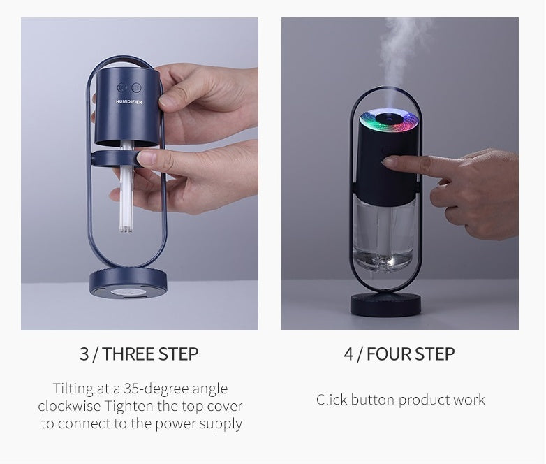 Magic Shadow USB Air Humidifier For Home With Projection Night Lights - Cart2u.ro