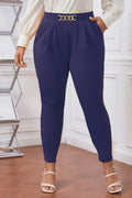 Pantaloni dama marimi mari cu lant 6237 BIGsize