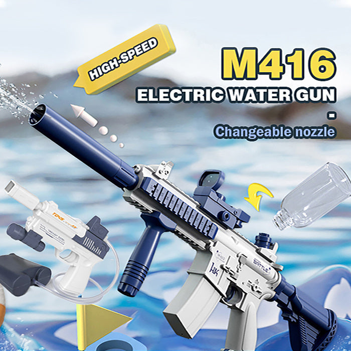 Summer Fully Automatic Electric Water Gun Rechargeable Long-Range - Cart2u.ro