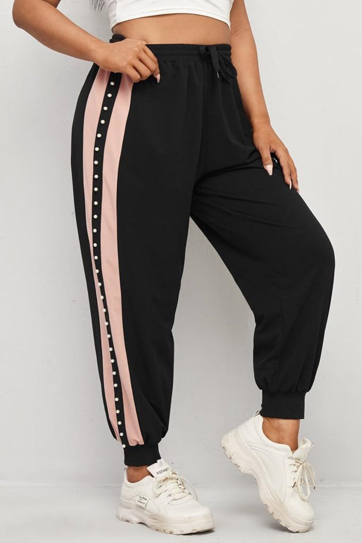 Pantalon dama marimi mari de trening 9814-22 BIGsize