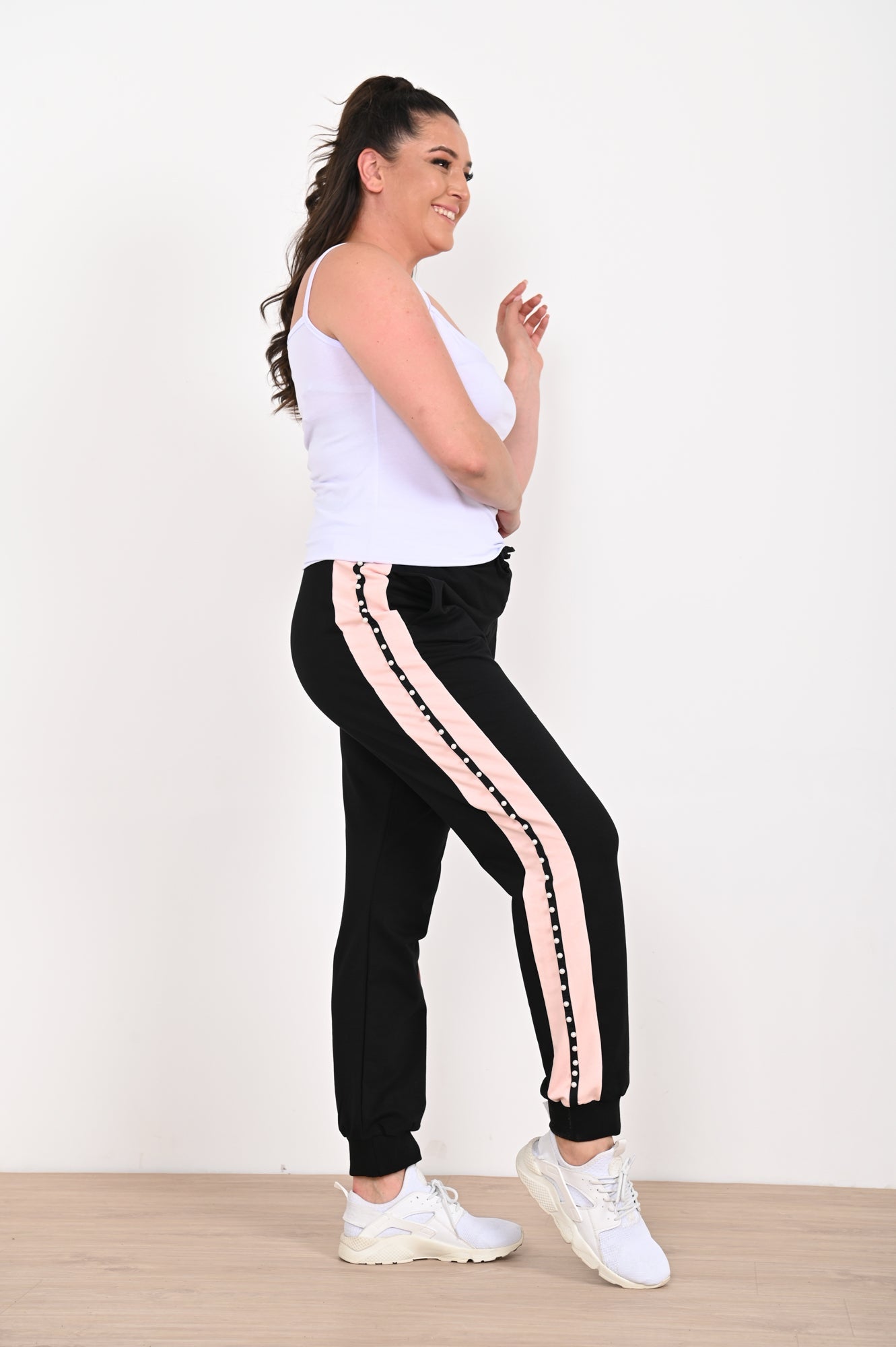 Pantalon dama marimi mari de trening 9814-22 BIGsize