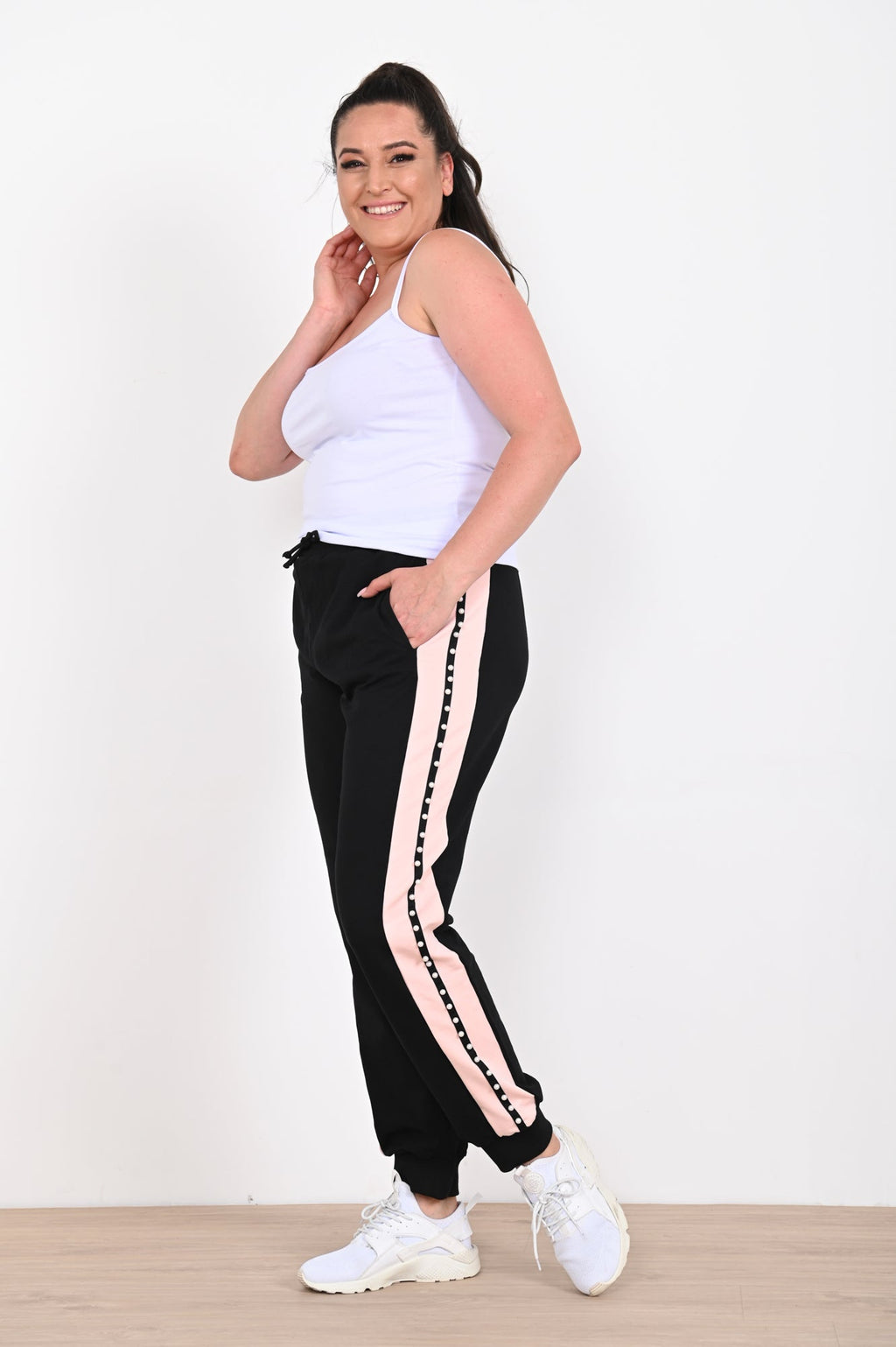 Pantalon dama marimi mari de trening 9814-22 BIGsize