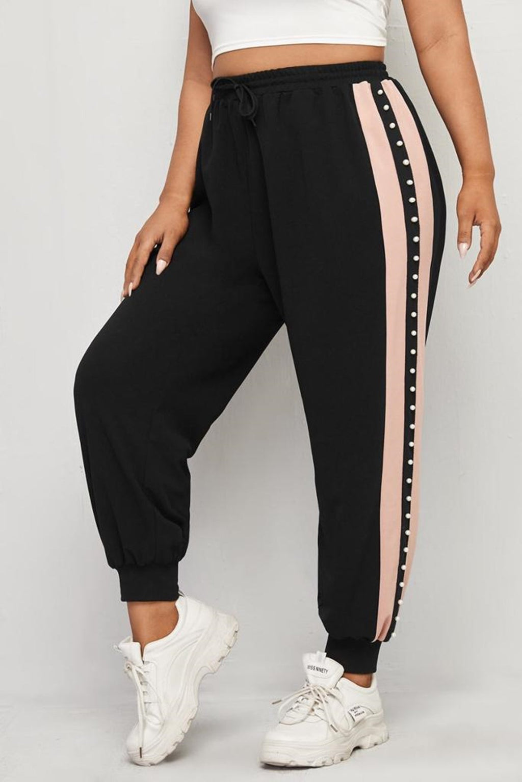 Pantalon dama marimi mari de trening 9814-22 BIGsize