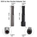Clearance_Electric Hammer Adapter Power Drill Screwdriver Converter SDS Plus Convert to 1/4 Hex Shank Magnetic Socket Nut Impact